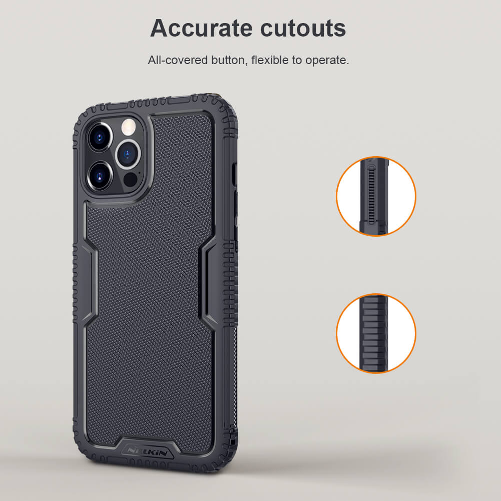 Nillkin Tactics TPU case for Apple iPhone 12, iPhone 12 Pro - Black