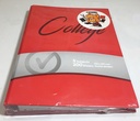 College A4 Binder Notebook – 200 Sheets - Red