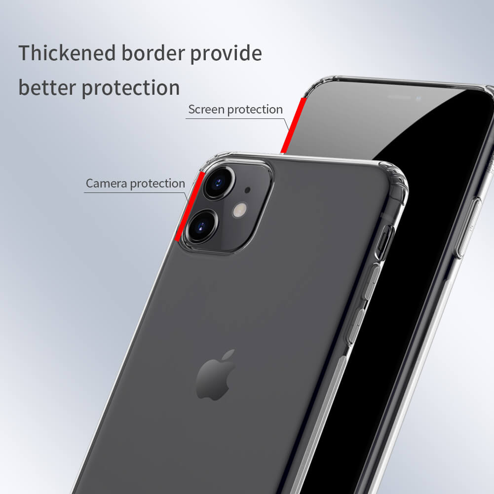 Nillkin Nature Series TPU case for Apple iPhone 11 - Transparent Grey