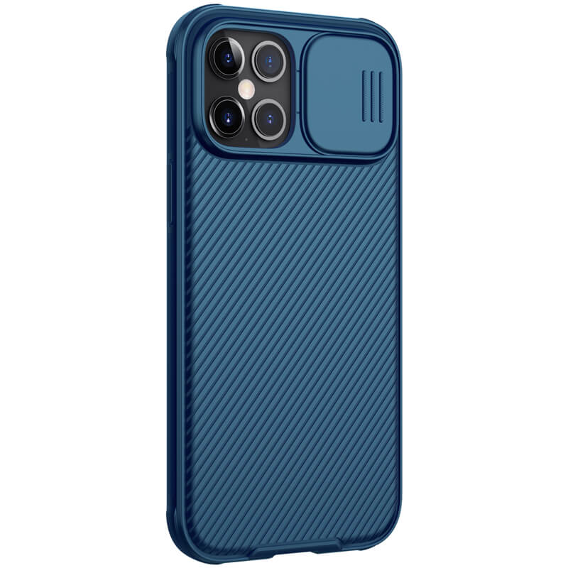 Nillkin CamShield Pro cover case - Camera Lens Protection - iPhone 12 Pro Max - Blue