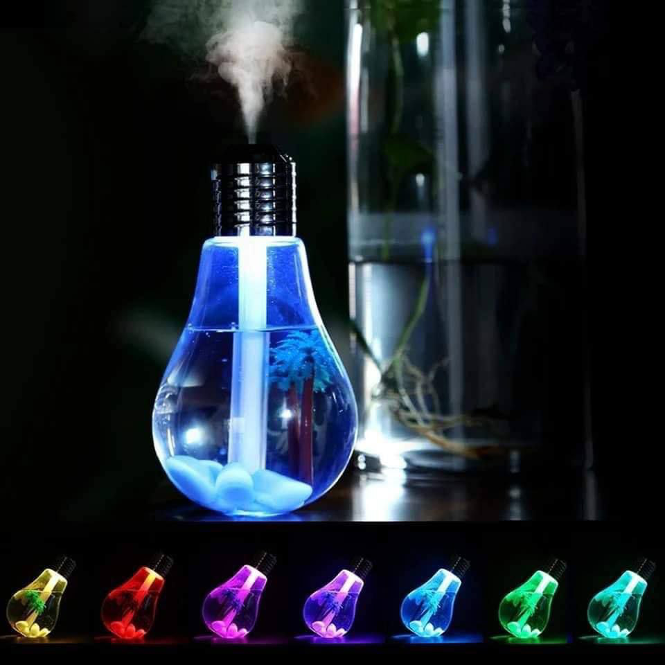 USb Bulb Humidifer - Air Humidify Freshener Led - 7 Colors