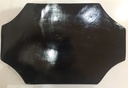 Serving Tray, Wood & Seashell - 3 Pieces - Rectangle & Quadrant Corner