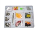 Meccano set for 30 different models, 242 pcs, Puzzle Toys 592-4 Alloy Building Block