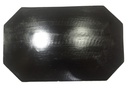 Serving Tray - Wood & Seashell - 3 Pcs - Rectangle & Chamfered Corners