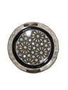 Serving Tray - Wood & Seashell - 3 Pieces - Circle
