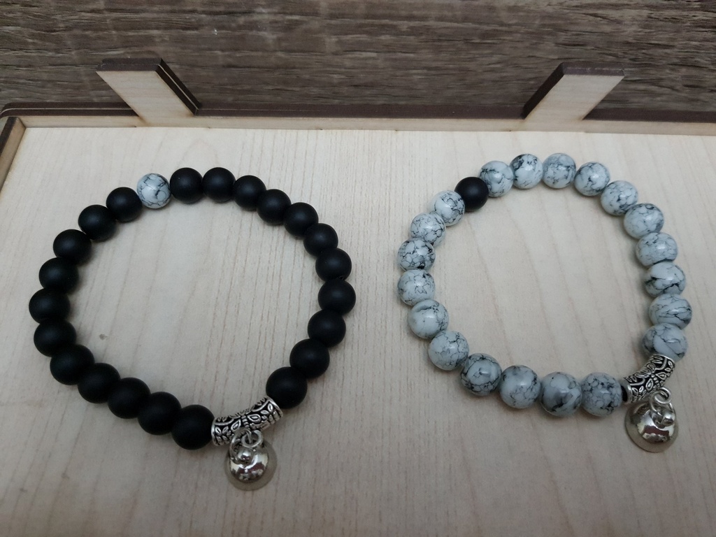 Bracelets From ABfly - Magnetic Lock Couple Bracelet