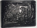 Elegant Men Solid Wallet & Card Holders - Black With Pharaonic Print