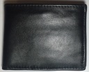Elegant Genuine Leather Wallet & Card Holders - Tri-fold - Black