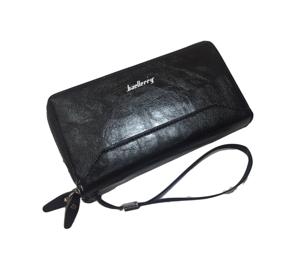 Wallet & Handbag - Multi-function Double Zipper - Black