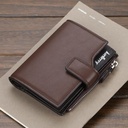 Pocket Wallet For Money, IDs & Cards - Brown