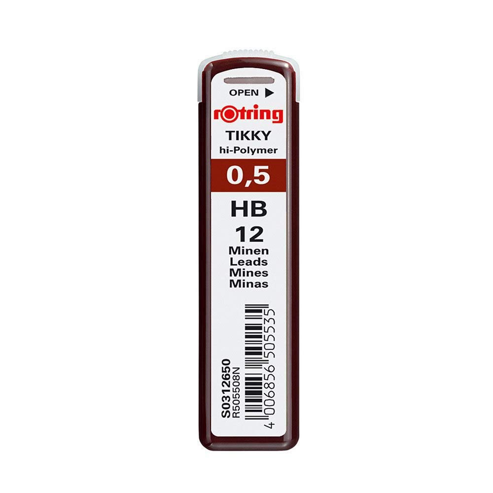 Rotring Leads 0.5 mm HB - for Tikky Mechanical Pencil