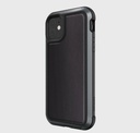 X-DORIA Defense Lux 3 meter drop test - Back Cover For iPhone 11 - Leather - Black
