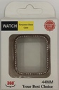 WatchBand Case for 44mm Apple Watch - Tempered Glass - Diamond shape Rhinestone crystals - Gold