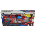 spider man pistol, red color, with 8 bullets
