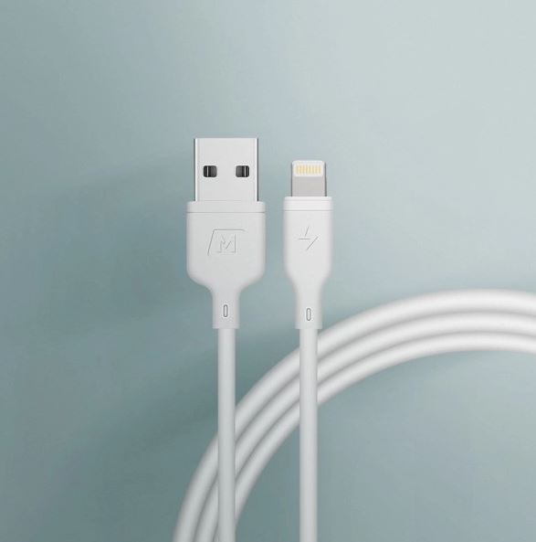 MOMAX ZERO DL16W Lightning Cable 1.0 M White - for iPhones, iPad & iPod