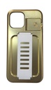 iPhone 12 Pro Max 6.7 BOOST dual layer case, kickstand, band, Gold