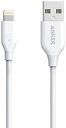 Anker PowerLine Lightning Cable - High speed -White - 0.9m - A8111