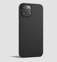 Santa Barbara Polo Carbon Fiber Case For IPhone 12 Pro Max - Ultra Thin Cover - Black