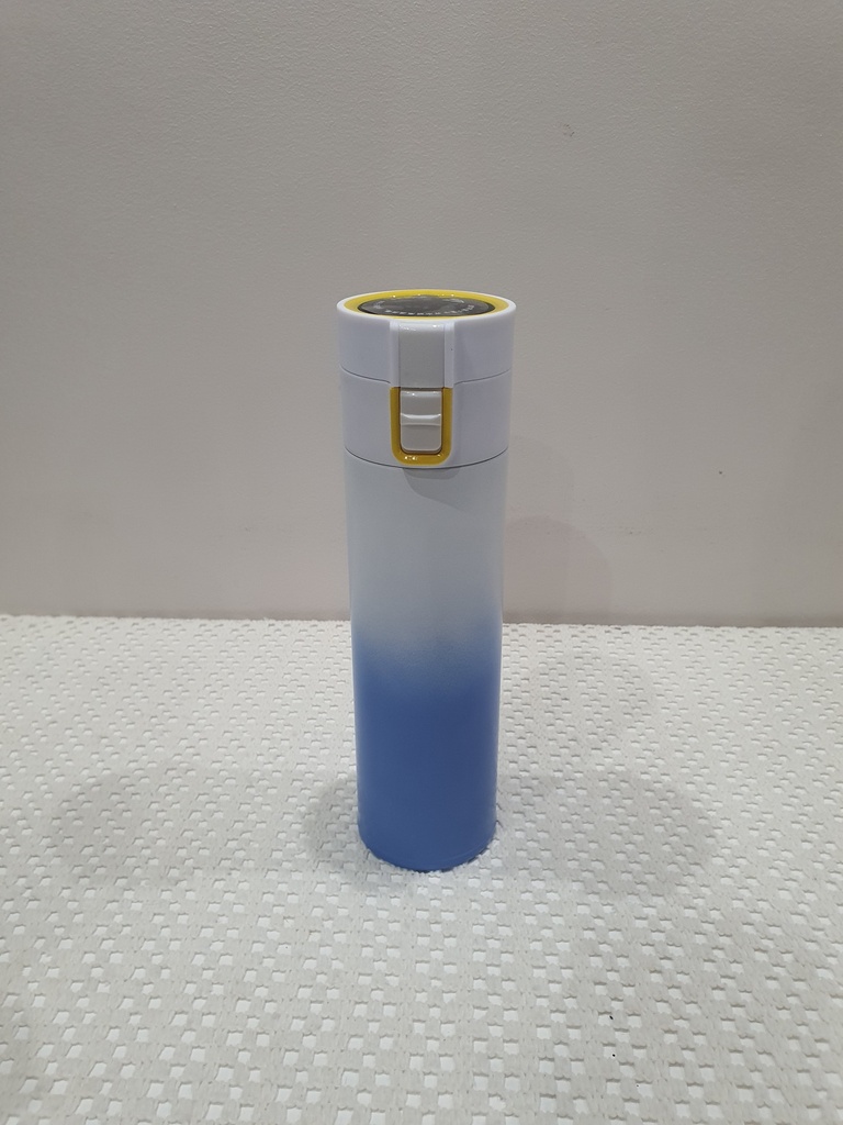 Thermal Flask - LED Digital Screen - 500 Ml - White Blue