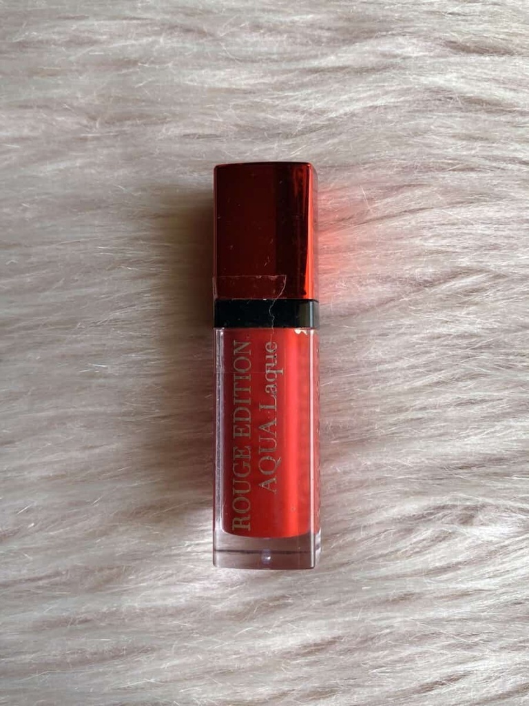 Bourjois Rouge Edition Aqua Laque Lipstick - 06 Feeling Reddy, 0.2 Oz