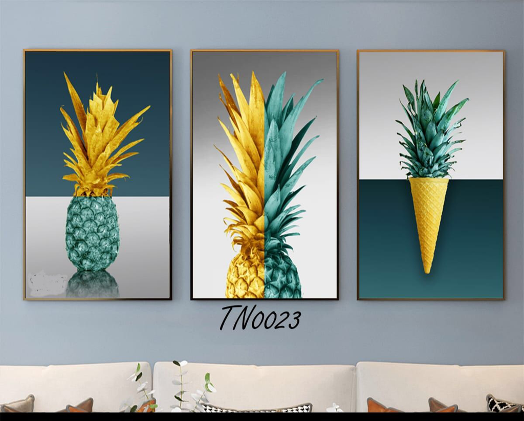 A Wall Art, Wood Modern Tableau For Decor, 3 Pcs, 60 X 90 Cm, 24-067