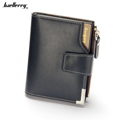 [Wa-Bael-4-Bl] Pocket Wallet For Money, IDs & Cards - Black