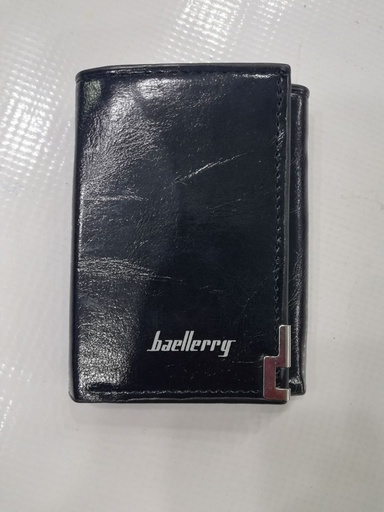 [Wa-Bael-6-Bl] Pocket Wallet For Money, IDs & Cards - Black