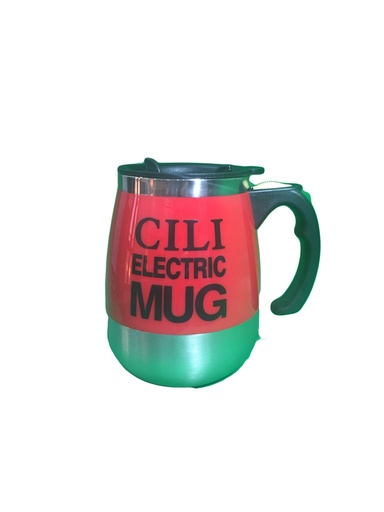 [Mug-Ster21-1-Re] Travel Mug Insulated Self Sterring 450 ML With USB - Red