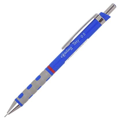 [Penc-Rotr-5Blu] Tikky Mechanical Pencil With Eraser - 0.5 Mm - Blue
