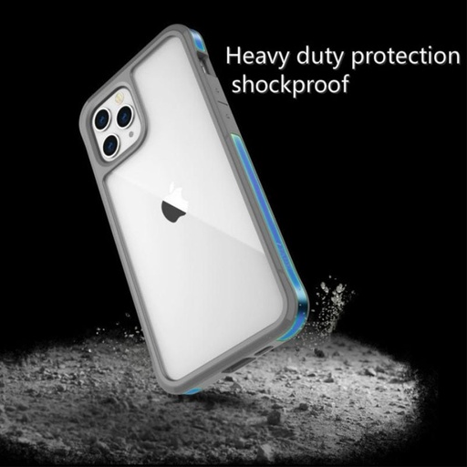 [MBCov-X-370402835006] X-DORIA Defense Live 2 meter drop test - Back Cover For iPhone 12 & 12 Pro - Iridescent
