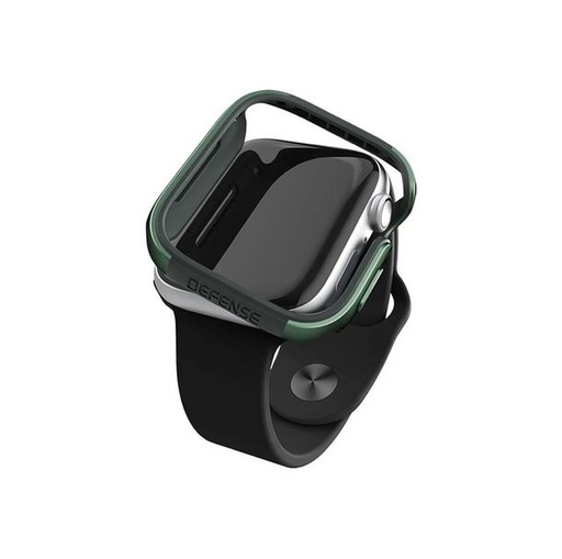 [WatCa-X-371102316001] X-Doria Defense Edge Protective Case Cover for 44mm Apple Watch - Aluminum & Rubber - Green
