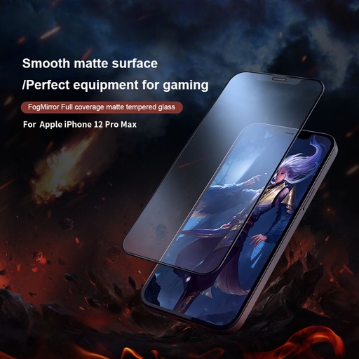 [MBScr-Nillkin-206656] Nillkin Amazing Fog Mirror Full coverage matte tempered glass for Apple iPhone 12 Pro Max 6.7