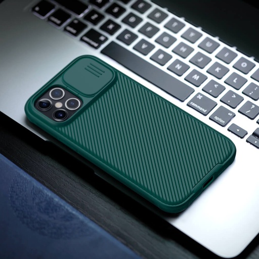 [MBCov-Nillkin-203648] Nillkin CamShield Pro cover case - Camera Lens Protection - iPhone 12 Pro Max - Green