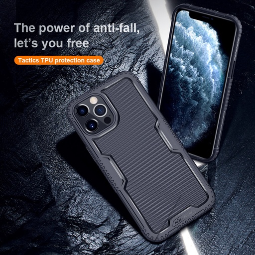[MBCov-Nillkin-202481] Nillkin Tactics TPU case for Apple iPhone 12, iPhone 12 Pro - Black