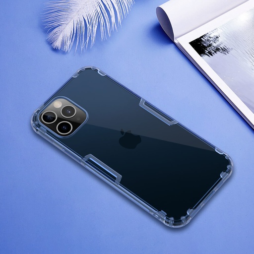 [MBCov-Nillkin-205734] Nillkin Nature Series TPU case for Apple iPhone 12 Pro Max - Transparent Blue