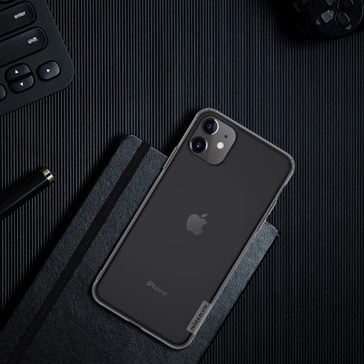 [MBCov-Nillkin-184640] Nillkin Nature Series TPU case for Apple iPhone 11 - Transparent Grey