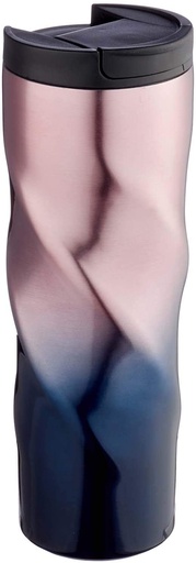 [Mug-Insu21-Twist-T3-1] Travel Mug 500 ML Insulated Stainless Steel Thermos - Multi color