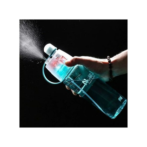 [Botl21-Spray1] Spray Water Bottle For Outdoor & Gym - Mist Spray Cup - 600ml Drinking Cup Water