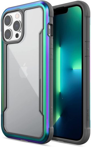 [MBCov-X-370404135005] Defense Shield 3 Meter Drop Test - Back Cover For IPhone 13 - case - Iridescent