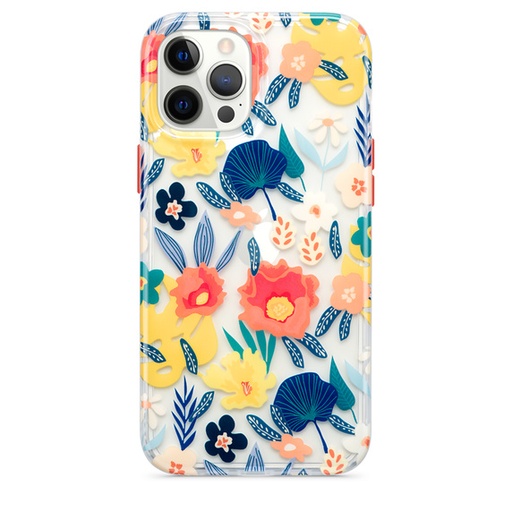 [MBCov-Tech21-705971-Or] Tech21 Evo Art Botanical Garden Case for iPhone 12 Pro Max - Orange