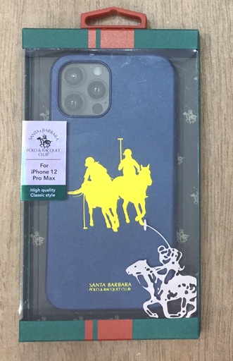 [MBCov-Polo-267604] Santa Barbara Polo Umbra Series Case For IPhone 12 Pro Max - PU leather Cover - Blue