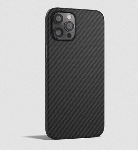 [MBCov-Polo-265471] Santa Barbara Polo Carbon Fiber Case For IPhone 12 Pro Max - Ultra Thin Cover - Black