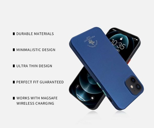 [MBCov-Polo-265662Blu] Santa Barbara Polo Doyle series case for iPhone 12 Pro Max - TPU Ultra Thin cover - Blue