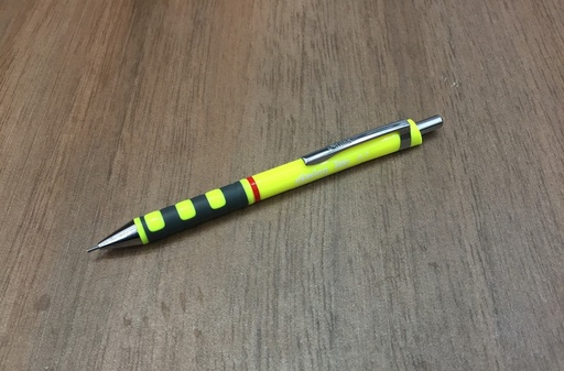 [Penc-Rotr-7Phos] Tikky Mechanical Pencil With Eraser - 0.7 Mm - Phosphoros