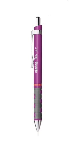 [Penc-Rotr-7Purp] Tikky Mechanical Pencil With Eraser - 0.7 Mm - Purple