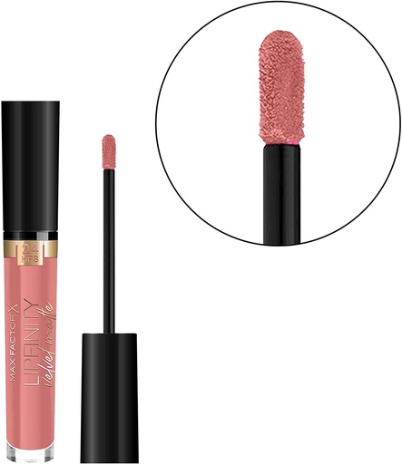 [makeup17] Max Factor Lipfinity Velvet Matte Liquid Lip (045 Posh Pink)