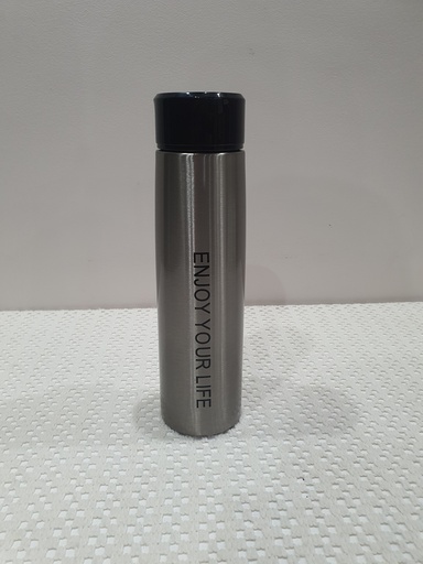 [Mug-Insu25-Sil] Travel Thermos Bottle 500 ML Insulated Stainless Steel - Silver