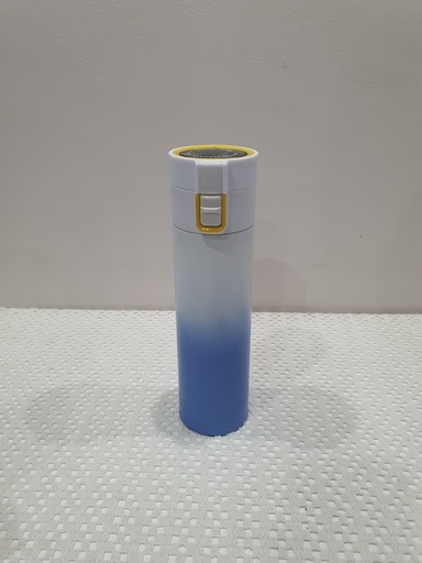 [Mug-Insu25-Dig-WhBlu] Thermal Flask - LED Digital Screen - 500 Ml - White Blue