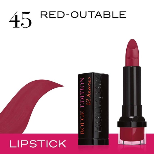[makeup33] Bourjois Rouge Edition 12 Heures 45 Red Outable