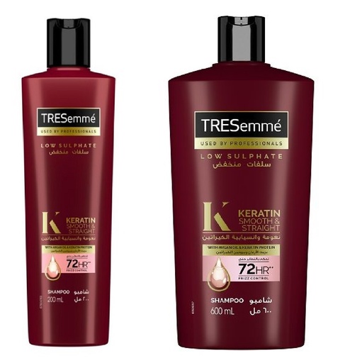 [tresemme6221155140722] Tresemme Shampoo Keratin (600ML + 200ML) - Co-Packing
